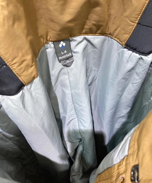 mont-bell（モンベル）mont-bell (モンベル) スーパーハイドロブリーズ インシュレーテッドビブ ブラウン サイズ:L-Sの古着・服飾アイテム