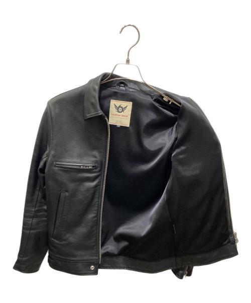 666（666）666 (666) タイトフィット シングル ライダースジャケット ブラック サイズ:34の古着・服飾アイテム