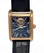 FREDERIQUE CONSTANTフレデリックコンスタント）の古着「クラシック カレ ハートビート」｜ブラック