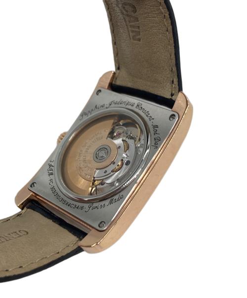 FREDERIQUE CONSTANT（フレデリックコンスタント）FREDERIQUE CONSTANT (フレデリックコンスタント) クラシック カレ ハートビート ブラックの古着・服飾アイテム