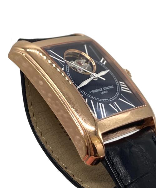 FREDERIQUE CONSTANT（フレデリックコンスタント）FREDERIQUE CONSTANT (フレデリックコンスタント) クラシック カレ ハートビート ブラックの古着・服飾アイテム