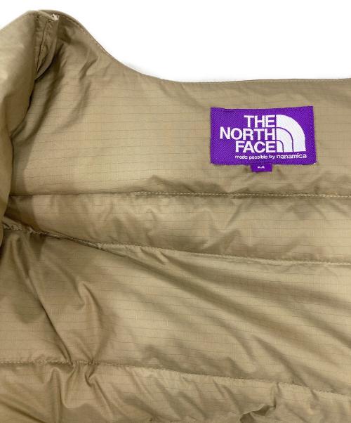 THE NORTHFACE PURPLELABEL（ザ・ノースフェイス パープルレーベル）THE NORTHFACE PURPLELABEL (ザ・ノースフェイス パープルレーベル) 65/35 Down Cardigan Black ベージュ サイズ:Mの古着・服飾アイテム