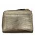 GUCCI (グッチ) リザードコンパクトウォレット ゴールド：25000円