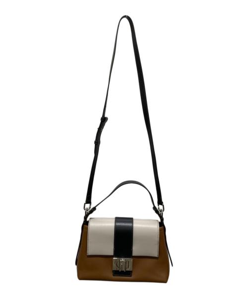 FURLA（フルラ）FURLA (フルラ) シャーロットSショルダーバッグ ブラウンの古着・服飾アイテム