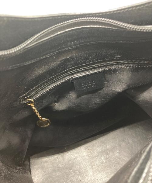 GUCCI（グッチ）GUCCI (グッチ) バンブーハンドバッグ ブラックの古着・服飾アイテム