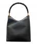GUCCI (グッチ) バンブーハンドバッグ ブラック：13000円