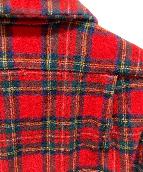 PENDLETON（ペンドルトン）PENDLETON (ペンドルトン) チェックウールシャツ レッド サイズ:Ｌの古着・服飾アイテム