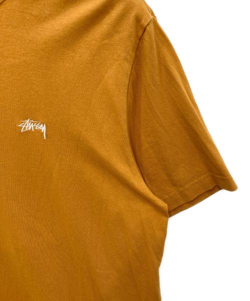 stussy（ステューシー）stussy (ステューシー) 半袖Tシャツ オレンジ サイズ:Ｌの古着・服飾アイテム