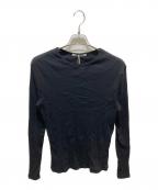 NO MAINTENANCEノーメンテナンス）の古着「ORI RIBBED LONG SLEEVE」｜ブラック