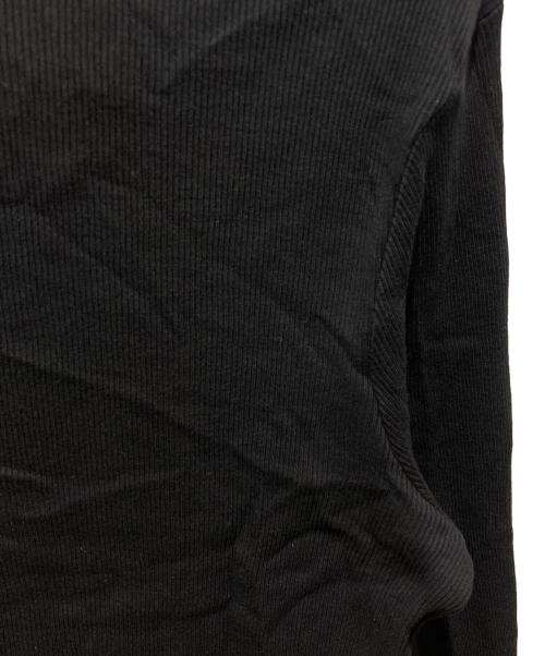 NO MAINTENANCE（ノーメンテナンス）NO MAINTENANCE (ノーメンテナンス) ORI RIBBED LONG SLEEVE ブラック サイズ:Lの古着・服飾アイテム