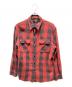 RRL（ダブルアールエル）の古着「バッファローチェック長袖シャツ」｜レッド×ブラック