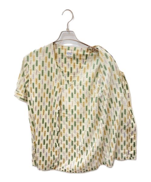 PENNEYS（ペニーズ）penneys (ペニーズ) 総柄シャツ ベージュ サイズ:Sの古着・服飾アイテム