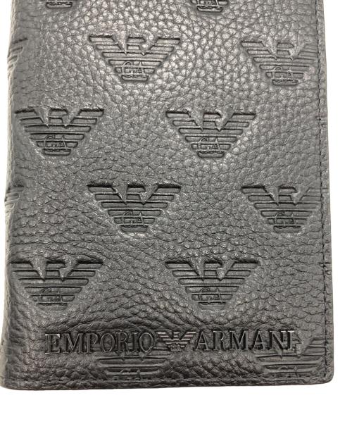 EMPORIO ARMANI（エンポリオ アルマーニ）EMPORIO ARMANI (エンポリオ アルマーニ) 長財布 ブラックの古着・服飾アイテム