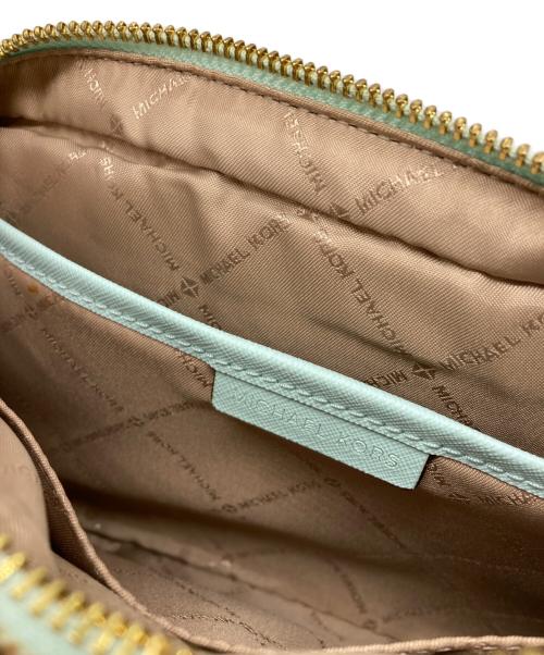 MICHAEL KORS（マイケル・コース）MICHAEL KORS (マイケル・コース) クロスボディ ショルダーバッグ ブルーの古着・服飾アイテム