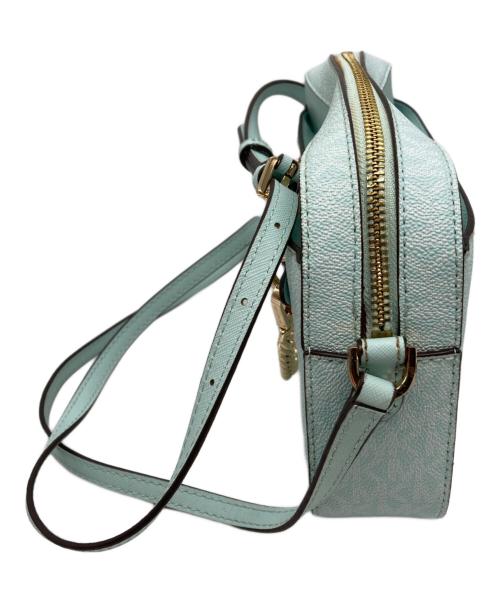 MICHAEL KORS（マイケル・コース）MICHAEL KORS (マイケル・コース) クロスボディ ショルダーバッグ ブルーの古着・服飾アイテム