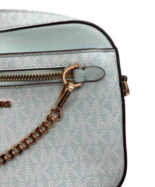 MICHAEL KORS（マイケル・コース）MICHAEL KORS (マイケル・コース) クロスボディ ショルダーバッグ ブルーの古着・服飾アイテム