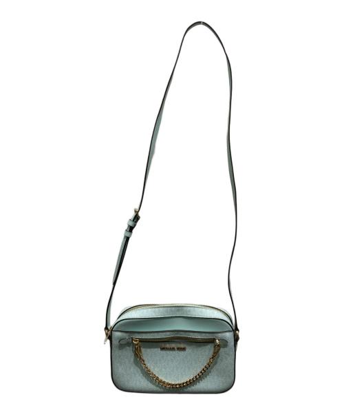 MICHAEL KORS（マイケル・コース）MICHAEL KORS (マイケル・コース) クロスボディ ショルダーバッグ ブルーの古着・服飾アイテム