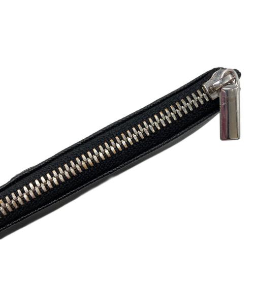 MM6 Maison Margiela（エムエムシックスメゾンマルジェラ）MM6 Maison Margiela (エムエムシックスメゾンマルジェラ) サークルロゴカードケース ブラックの古着・服飾アイテム