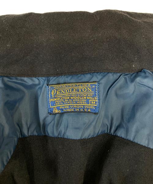 PENDLETON（ペンドルトン）PENDLETON (ペンドルトン) ウール開襟長袖シャツ ネイビー サイズ:Ｍの古着・服飾アイテム