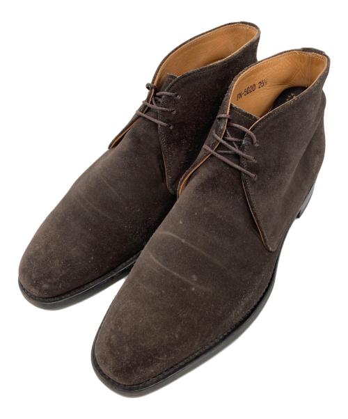 SCOTCH GRAIN（スコッチグレイン）SCOTCH GRAIN (スコッチグレイン) チャッカーブーツ ブラウン サイズ:25.5の古着・服飾アイテム
