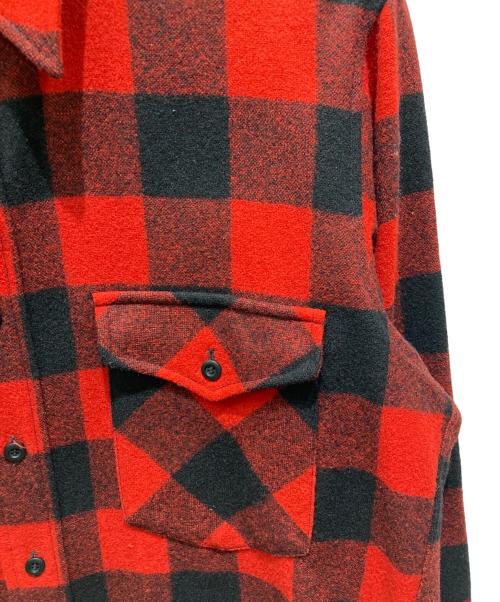 PENDLETON（ペンドルトン）PENDLETON (ペンドルトン) ウールチェックシャツ レッド サイズ:Ｌの古着・服飾アイテム