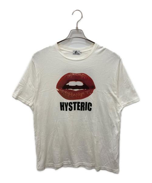 Hysteric Glamour（ヒステリックグラマー）Hysteric Glamour (ヒステリックグラマー) プリントTシャツ ホワイト サイズ:XLの古着・服飾アイテム