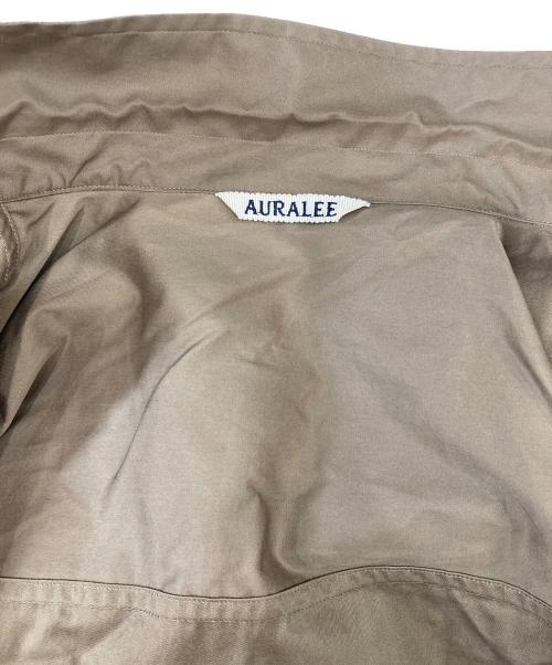 AURALEE（オーラリー）AURALEE (オーラリー) WASHED FINX TWILL BIG SHIRT ブラウン サイズ:5の古着・服飾アイテム