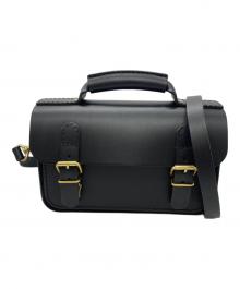 Herz（ヘルツ）の古着「二本ベルトの2wayミニバッグ」｜ブラック