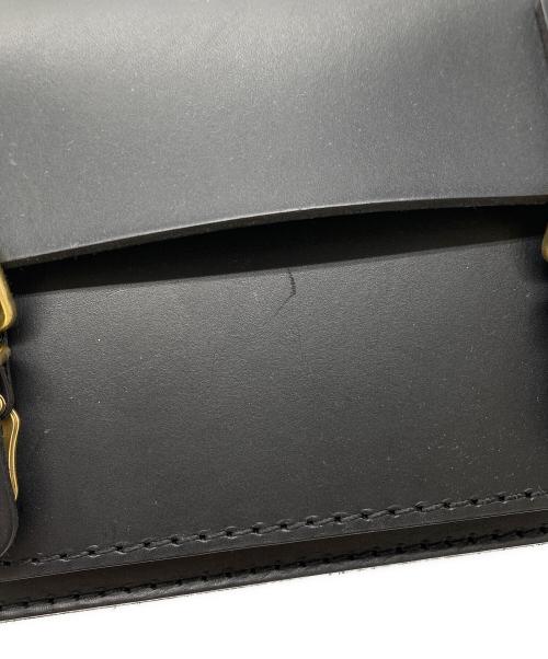 Herz（ヘルツ）Herz (ヘルツ) 二本ベルトの2wayミニバッグ ブラックの古着・服飾アイテム