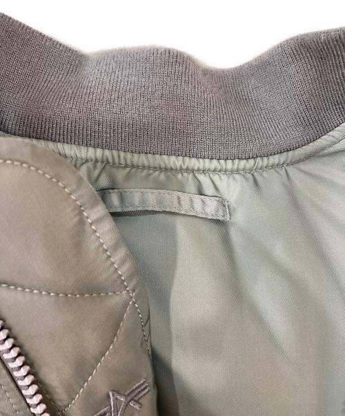 ALPHA（アルファ）ALPHA (アルファ) MOONLOID (ムーンロイド) 別注 DOWN MA-1 カーキ サイズ:XLの古着・服飾アイテム