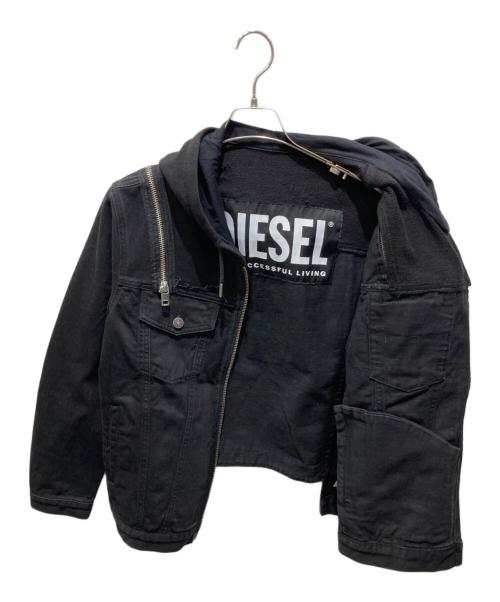 DIESEL（ディーゼル）DIESEL (ディーゼル) DE-VYSE-SXジップパーカー ブラック サイズ:Ｍの古着・服飾アイテム