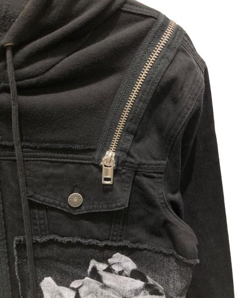 DIESEL（ディーゼル）DIESEL (ディーゼル) DE-VYSE-SXジップパーカー ブラック サイズ:Ｍの古着・服飾アイテム