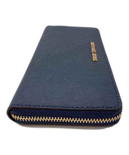 MICHAEL KORS（マイケル・コース）MICHAEL KORS (マイケル・コース) 長財布 ネイビーの古着・服飾アイテム