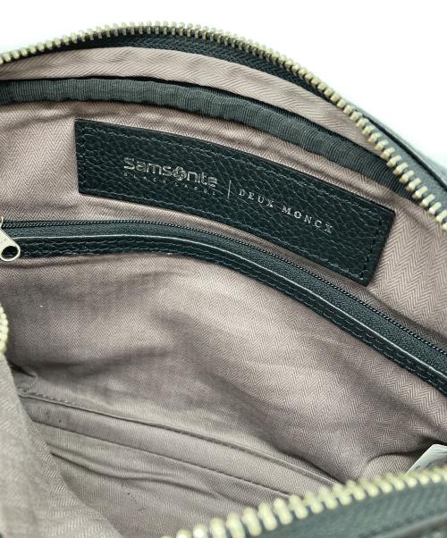 Samsonite（サムソナイト）Samsonite (サムソナイト) DEUX MONCX　ショルダーバッグ ブラックの古着・服飾アイテム