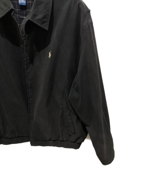 POLO RALPH LAUREN（ポロ・ラルフローレン）POLO RALPH LAUREN (ポロ・ラルフローレン) ポニー刺繍スイングトップ ブラック サイズ:Ｌの古着・服飾アイテム