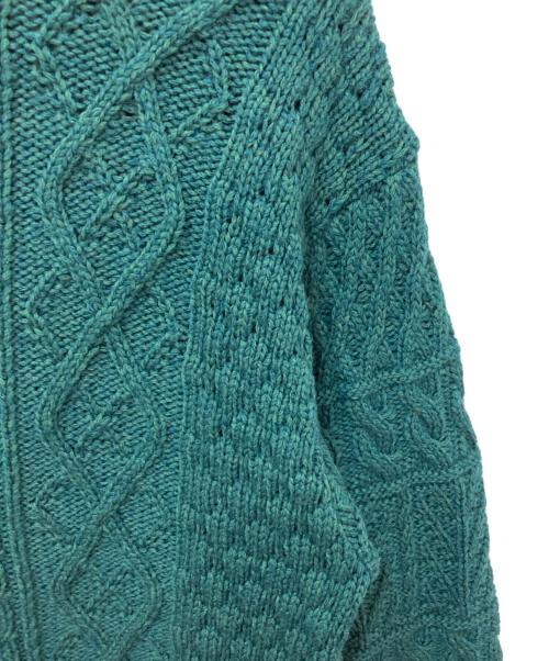 Pilgrim Surf+Supply（ピルグリム サーフサプライ）PILGRIM SURF+SUPPLY (ピルグリム サーフサプライ) Neal Fisherman Crew Knit グリーン サイズ:XLの古着・服飾アイテム