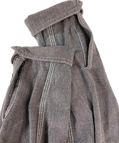 stussy（ステューシー）stussy (ステューシー) ステッチワークシャツ グレー サイズ:Ｍの古着・服飾アイテム