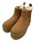 UGG（アグ）の古着「WMNS NEUMEL PLATFORM CHELSEA CHESTNUT」｜ブラウン