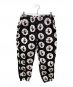 SUPREME×UNDERCOVER×PUBLIC ENEMYシュプリーム×アンダーカバー×パブリック エネミー）の古着「Skate Pants」｜ブラック×ピンク