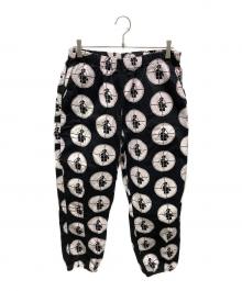 SUPREME×UNDERCOVER×PUBLIC ENEMY（シュプリーム×アンダーカバー×パブリック エネミー）の古着「Skate Pants」｜ブラック×ピンク