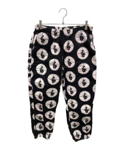 SUPREME（シュプリーム）Supreme (シュプリーム) UNDERCOVER (アンダーカバー) PUBLIC ENEMY (パブリック エネミー) Skate Pants ブラック×ピンク サイズ:Mの古着・服飾アイテム