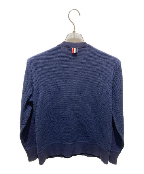 Thom Browne（トムブラウン）Thom Browne (トムブラウン) サーマルコットンVネックカーディガン ネイビー サイズ:2の古着・服飾アイテム