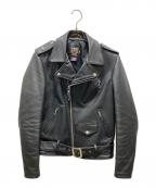 Schottショット）の古着「ONESTAR RIDERS ワンスターダブルライダースジャケット」｜ブラック