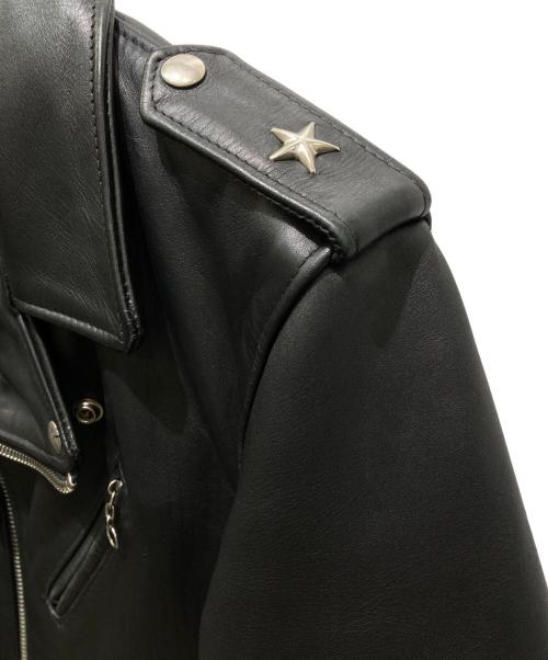 Schott（ショット）Schott (ショット) ONESTAR RIDERS ワンスターダブルライダースジャケット ブラック サイズ:38の古着・服飾アイテム