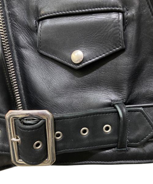 Schott（ショット）Schott (ショット) ONESTAR RIDERS ワンスターダブルライダースジャケット ブラック サイズ:38の古着・服飾アイテム