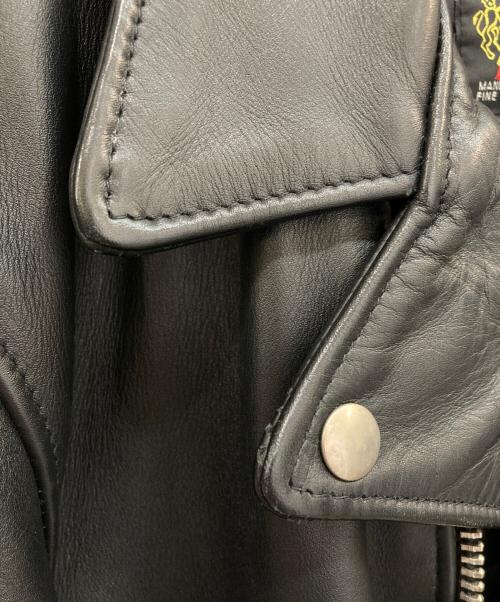 Schott（ショット）Schott (ショット) ONESTAR RIDERS ワンスターダブルライダースジャケット ブラック サイズ:38の古着・服飾アイテム