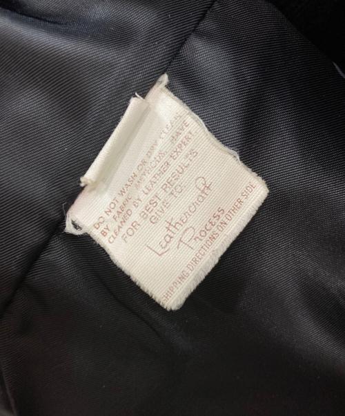 Schott（ショット）Schott (ショット) カウハイド　ライナー付きダブルライダースジャケット ブラック サイズ:34の古着・服飾アイテム