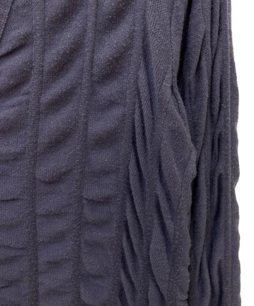 MM6 Maison Margiela（エムエムシックスメゾンマルジェラ）MM6 Maison Margiela (エムエムシックスメゾンマルジェラ) ニットカーディガン ネイビー サイズ:Mの古着・服飾アイテム