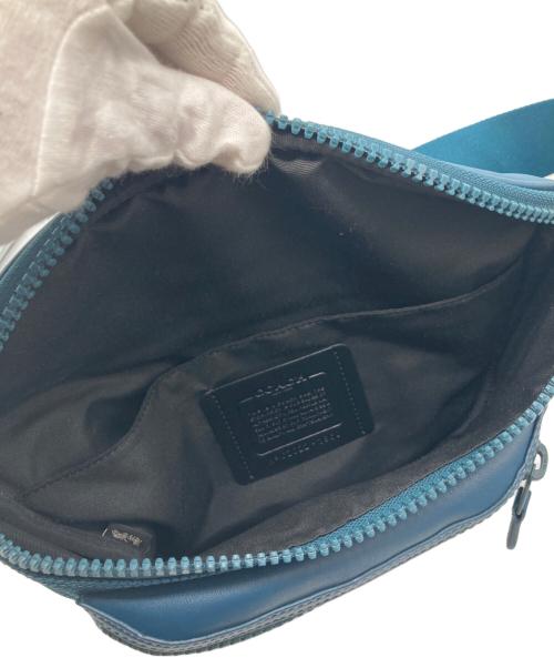 COACH（コーチ）COACH (コーチ) TERRAIN BELT BAG　ボディバッグ ブルーの古着・服飾アイテム