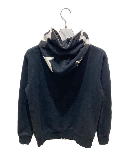 A BATHING APE（ア ベイシング エイプ）A BATHING APE (ア ベイシング エイプ) PANDA FULL ZIP HOODIE ブラック サイズ:Mの古着・服飾アイテム